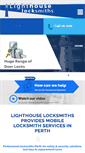 Mobile Screenshot of lighthouselocksmiths.com.au